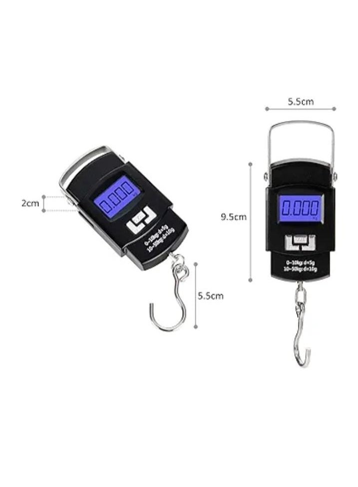 Portable digital electronic luggage scale for suitcases, 50 kg, hanging suitcase scale - Image 4